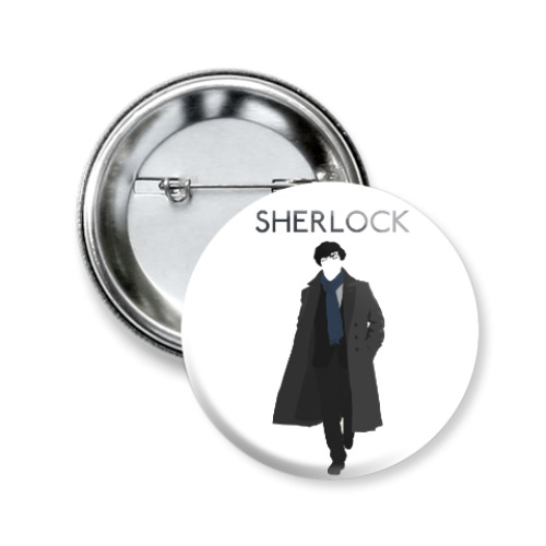 Значок 50мм Sherlock/Шерлок