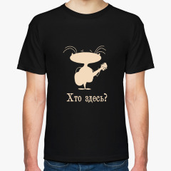 Мужская футболка Hanes Organic (черная)