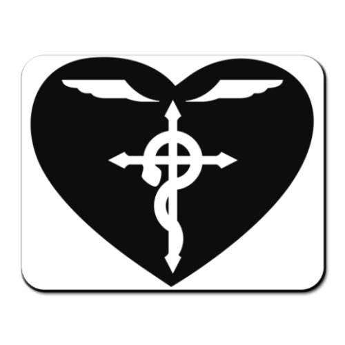 Коврик для мыши Аниме Black Heart
