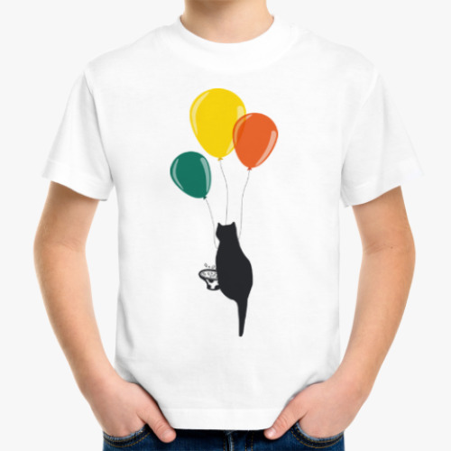 Детская футболка Воздушный котик
