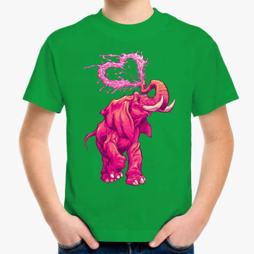 Детская футболка Счастливый слоник