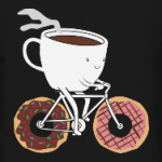 Печеньки, кофе, велосипед
