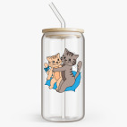 Банка с бамбуковой крышкой