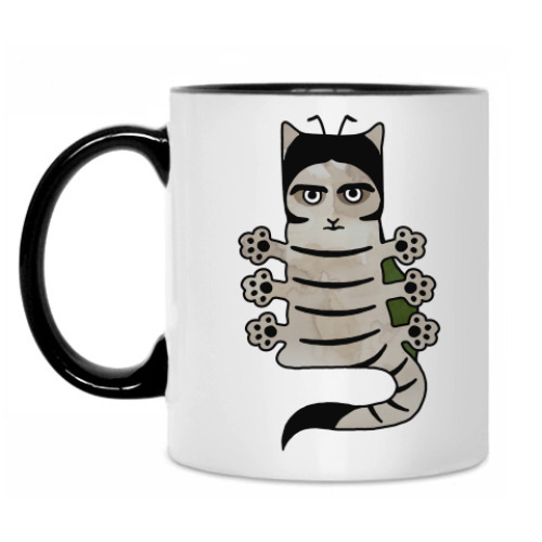 Кружка Кот Кафка. Превращение.