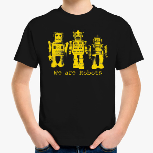 Детская футболка Роботы