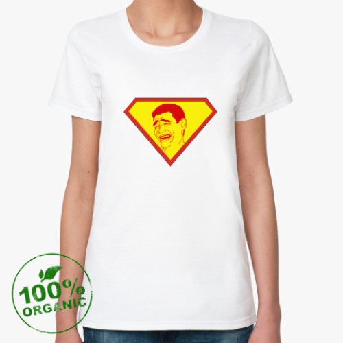 Женская футболка из органик-хлопка   Супер Яо Минг