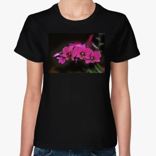 Женская футболка Орхидеи