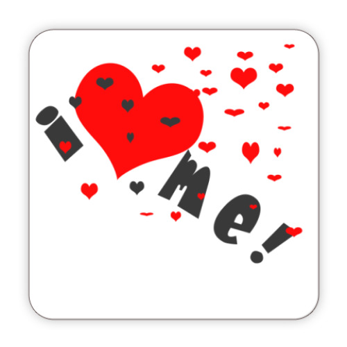 Костер (подставка под кружку) I love me