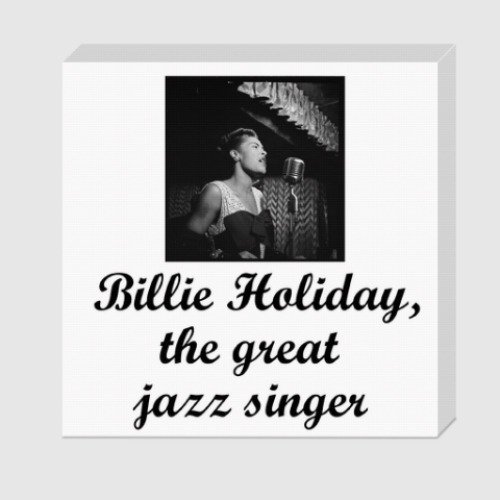 Холст Billie Holiday