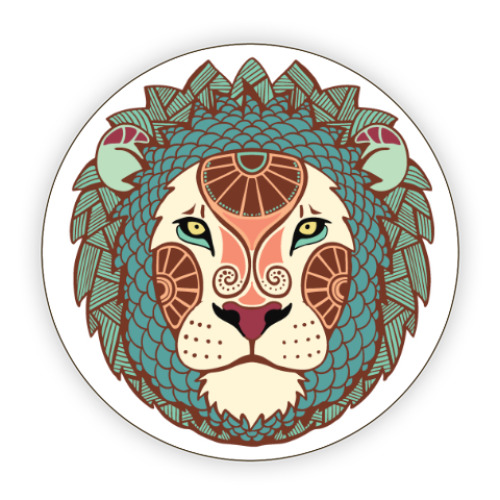 Костер (подставка под кружку) Лев