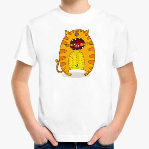 Детская футболка 'Батон с колбасой'