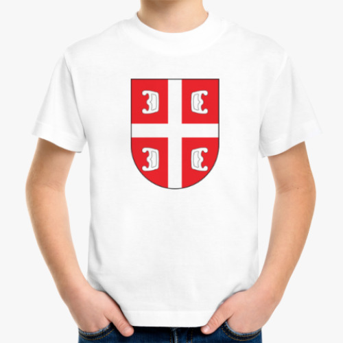 Детская футболка Сербский щит