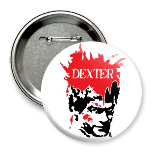 Значок 75мм Декстер - Dexter