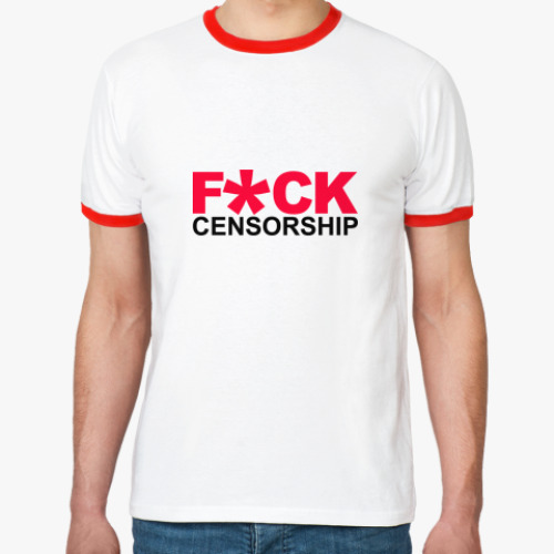 Футболка Ringer-T F*CK Censor