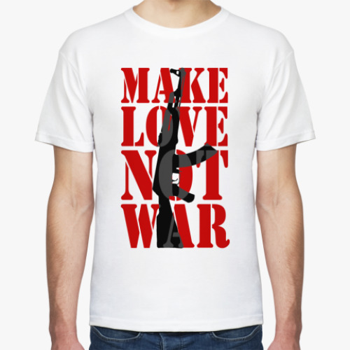 Футболка Make LOVE not war