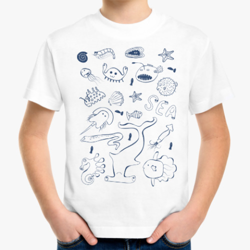 Детская футболка Море