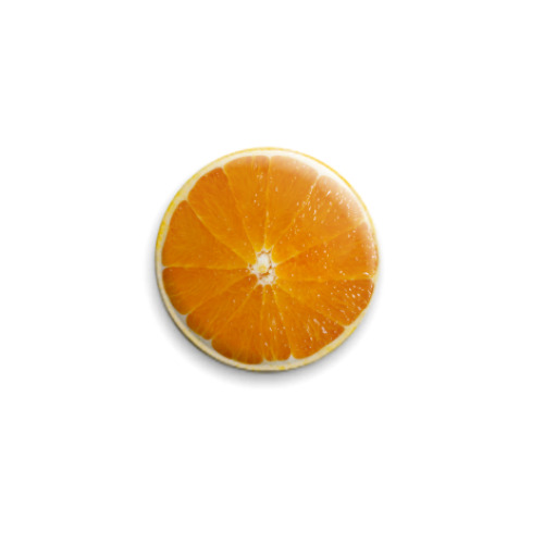 Значок 25мм  Апельсин