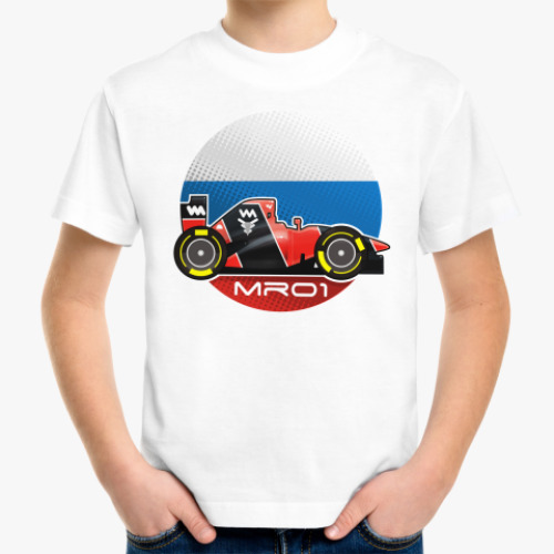 Детская футболка Russian Team MRO1