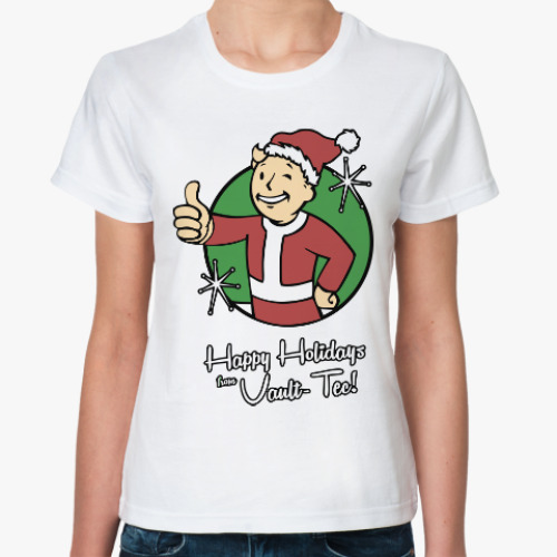 Классическая футболка Санта