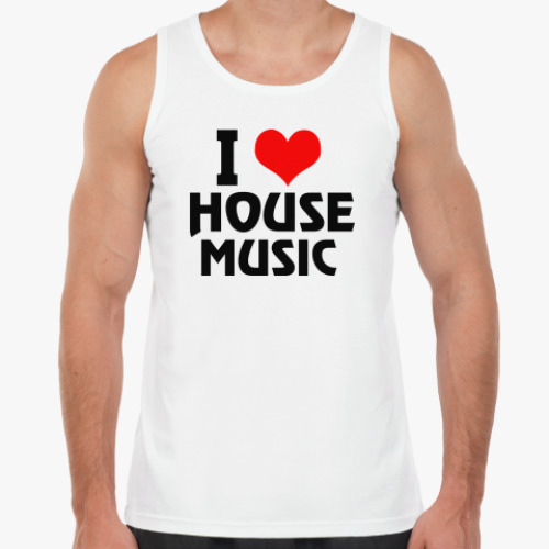 Майка i love house music