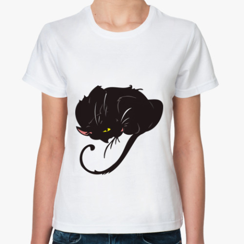 Классическая футболка Black cat