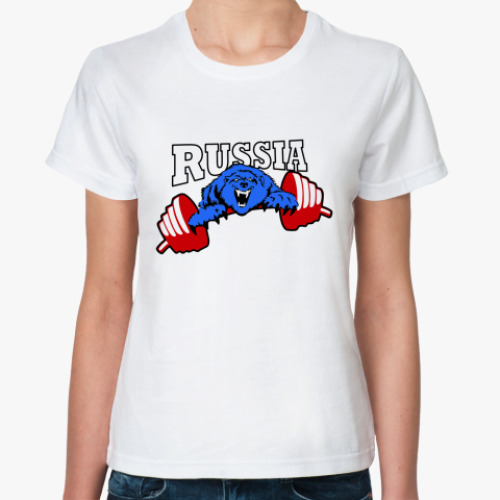 Классическая футболка RUSSIA