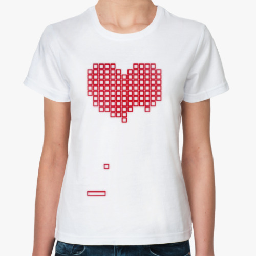 Классическая футболка Mosaic heart