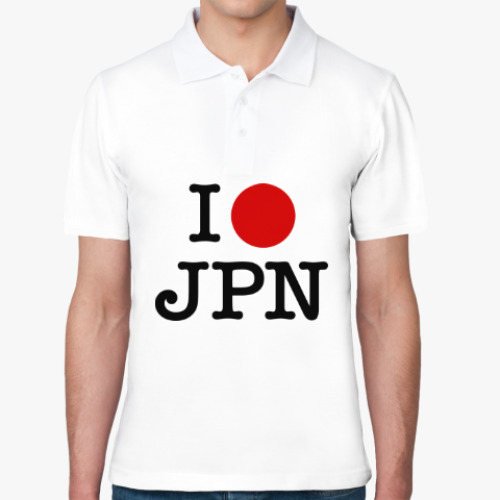 Рубашка поло I love Japan