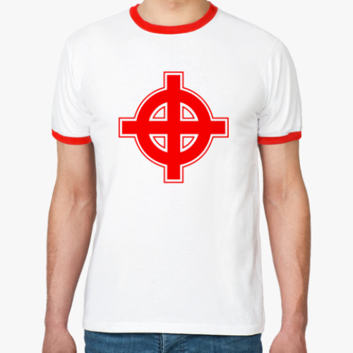 Футболка Ringer-T Кельтский крест