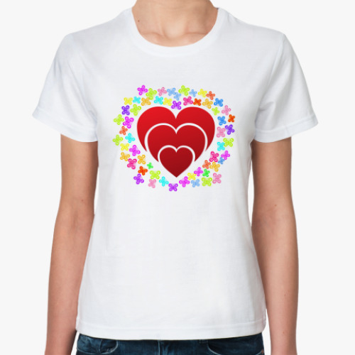 Классическая футболка  'Сердце'