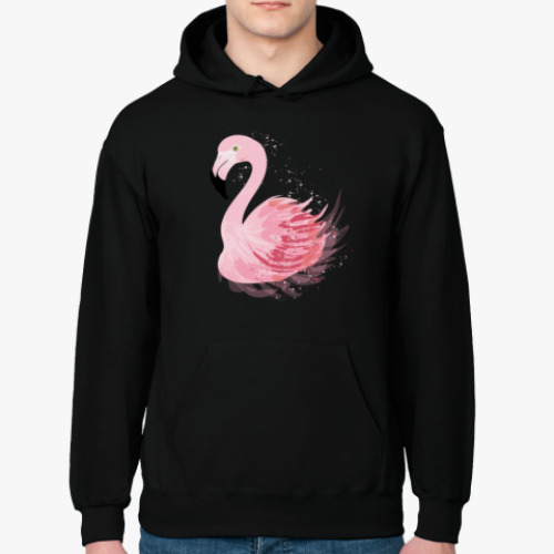 Толстовка худи Розовый фламинго