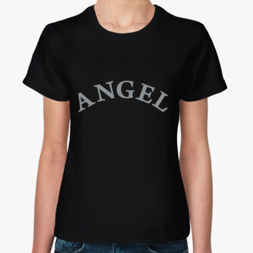 Женская футболка Angel с крыльями