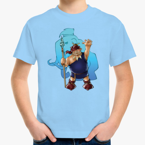 Детская футболка Древний человек