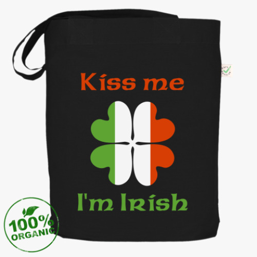 Сумка шоппер Kiss me! I'm Irish