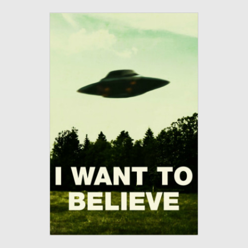Постер I want to believe