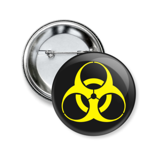 Значок 50мм Biohazard
