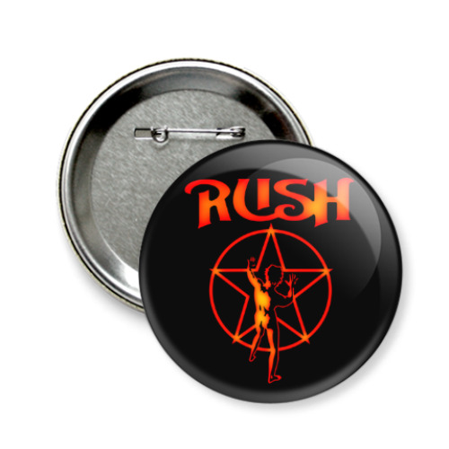 Значок 58мм Rush
