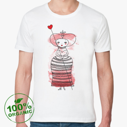 Футболка из органик-хлопка Queen of Hearts, Alice's Adventures in Wonderland