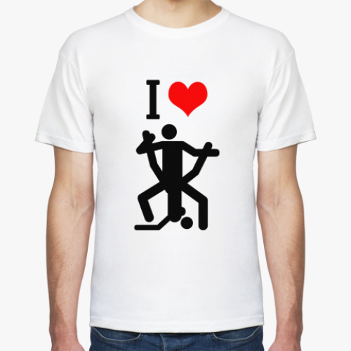 Футболка I love...