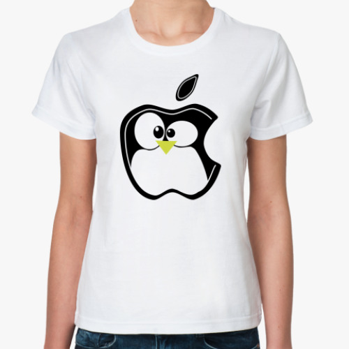 Классическая футболка пингвини