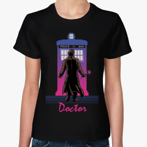 Женская футболка Доктор