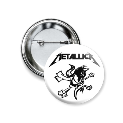 Значок 37мм METALLICA