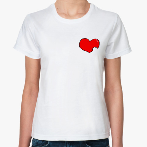 Классическая футболка Сердечко