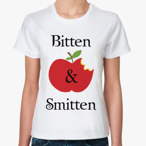 Классическая футболка Bitten and smitten
