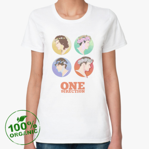 Женская футболка из органик-хлопка One Direction