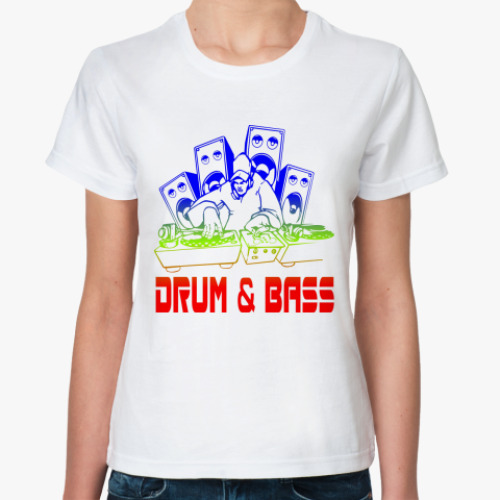 Классическая футболка Drum & Bass