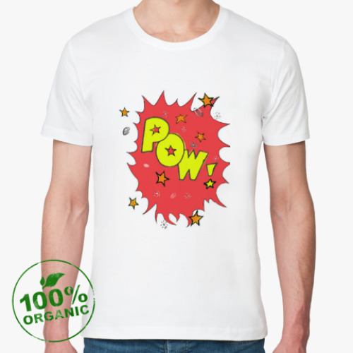 Футболка из органик-хлопка POW