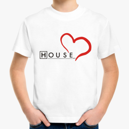 Детская футболка House Love
