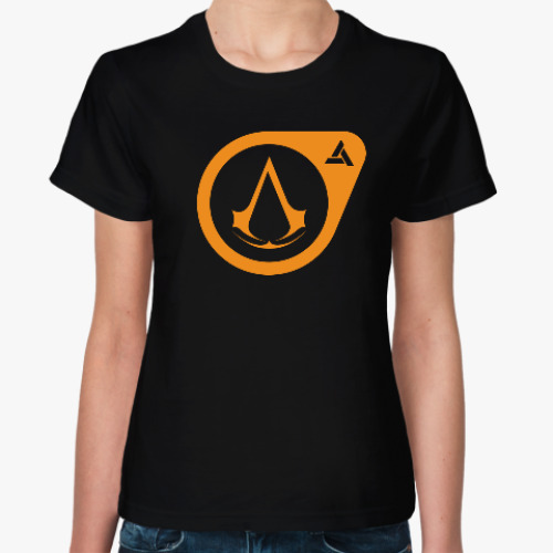 Женская футболка Half-Life Assassin's Creed