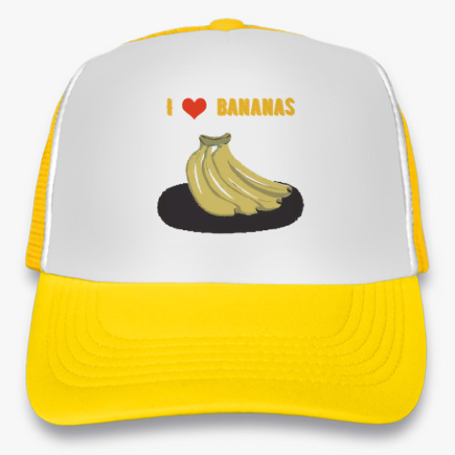 Кепка-тракер I love bananas
